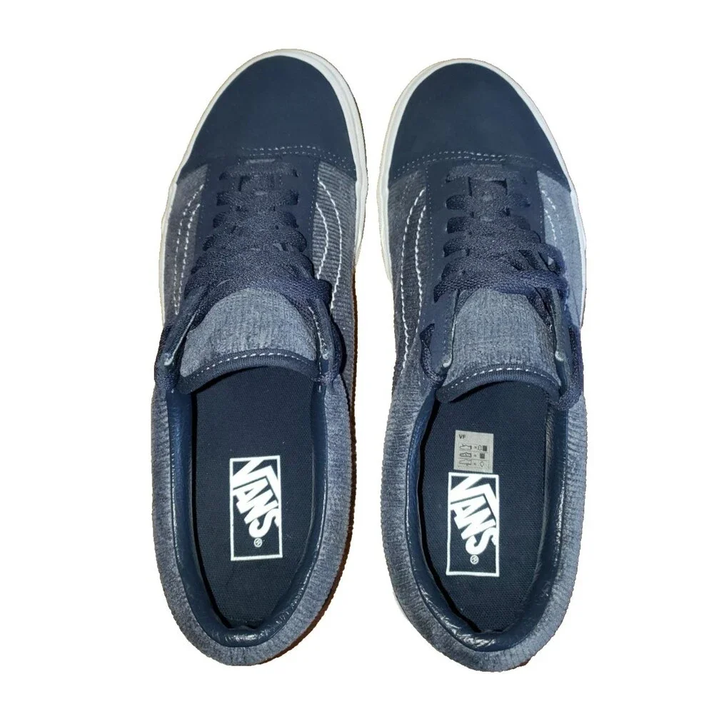Vans Old Skool Paisley Parisian Night Blue True White Shoes Men's Size 11.5 NEW